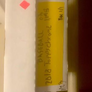 2018 Topps Chrome and Update Baseball Cards.ALL self pulls by myself 💯🤘🏼